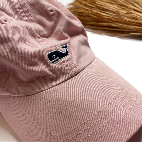 Vineyard Vines Whale Logo Flamingo Baseball Hat - Picture 3 of 6